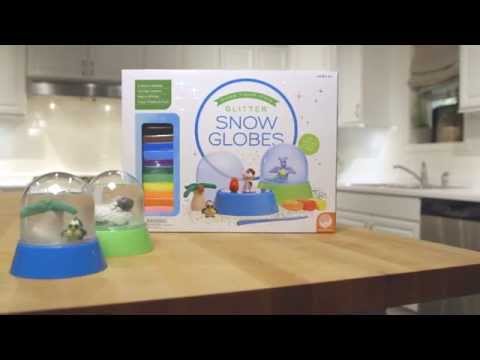 Make Your Own Glitter Snow Globes