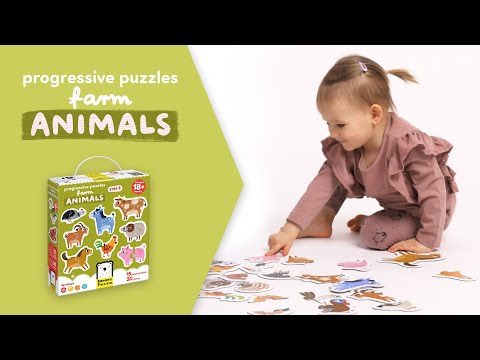 Progressive Puzzles Farm Animals