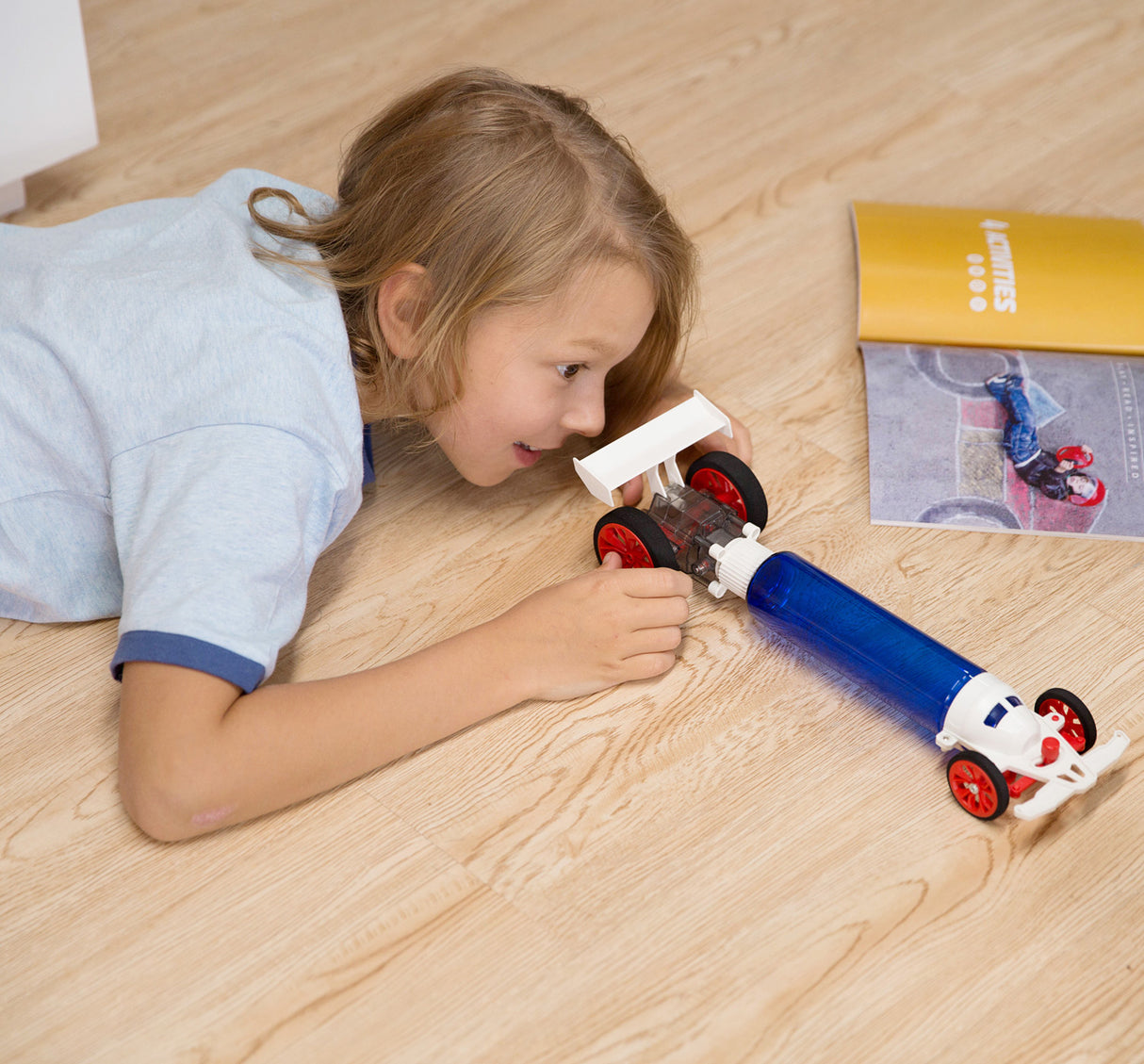 PlaySTEAM Atmospheric Turbo Racecar Air Pressure Learning Kit