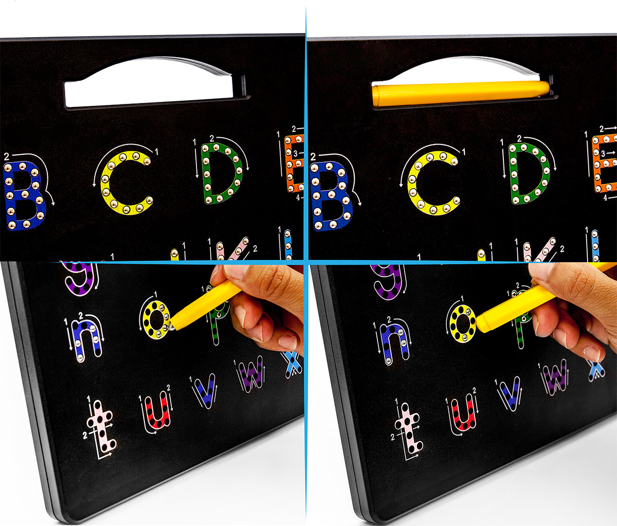 PicassoTiles Double-Sided Magnetic Drawing Board 12x10
