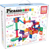 PicassoTiles 100pc Marble Run Building Blocks
