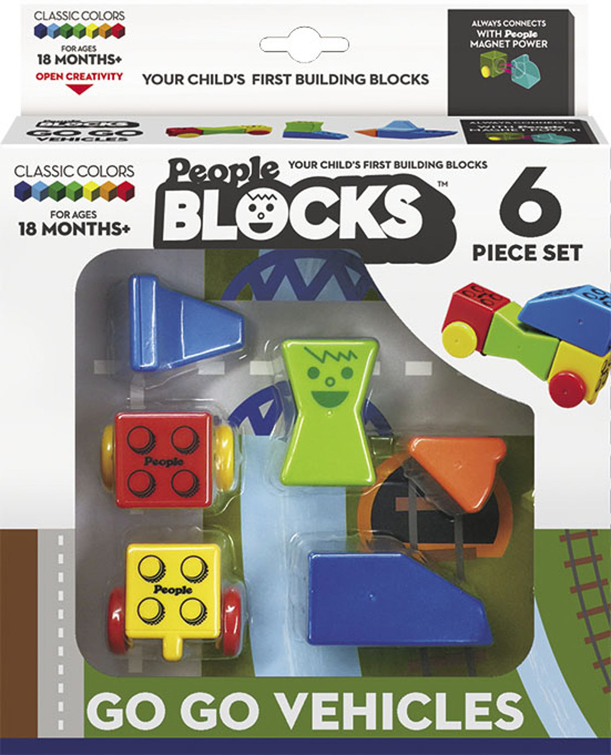 People Blocks Go Go Vehicles