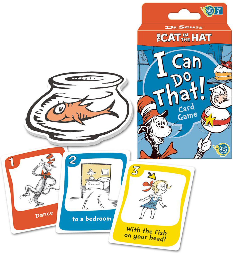 Dr. Suess What In the Cat's Hat I Can Do That! Card Game