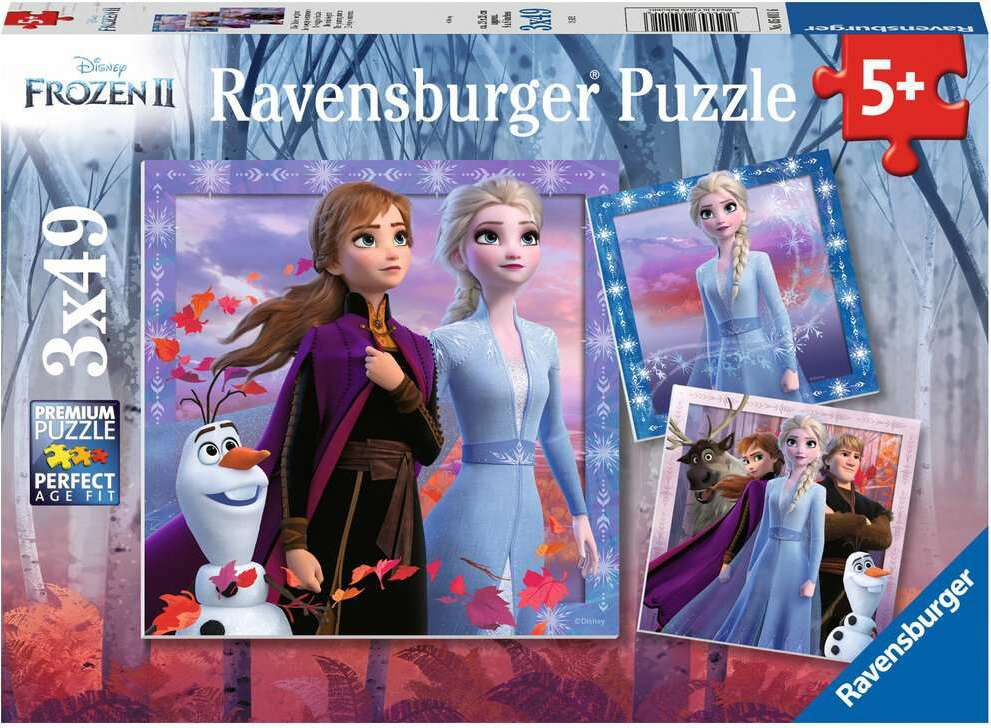 Disney Frozen 2 Journey Starts 3X49 Piece Puzzle