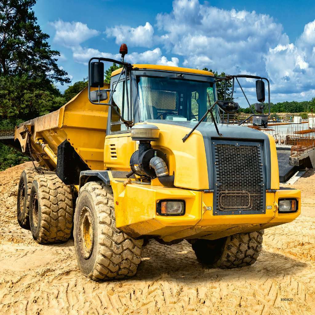 Digger At Work 3X49Pc Puzzl
