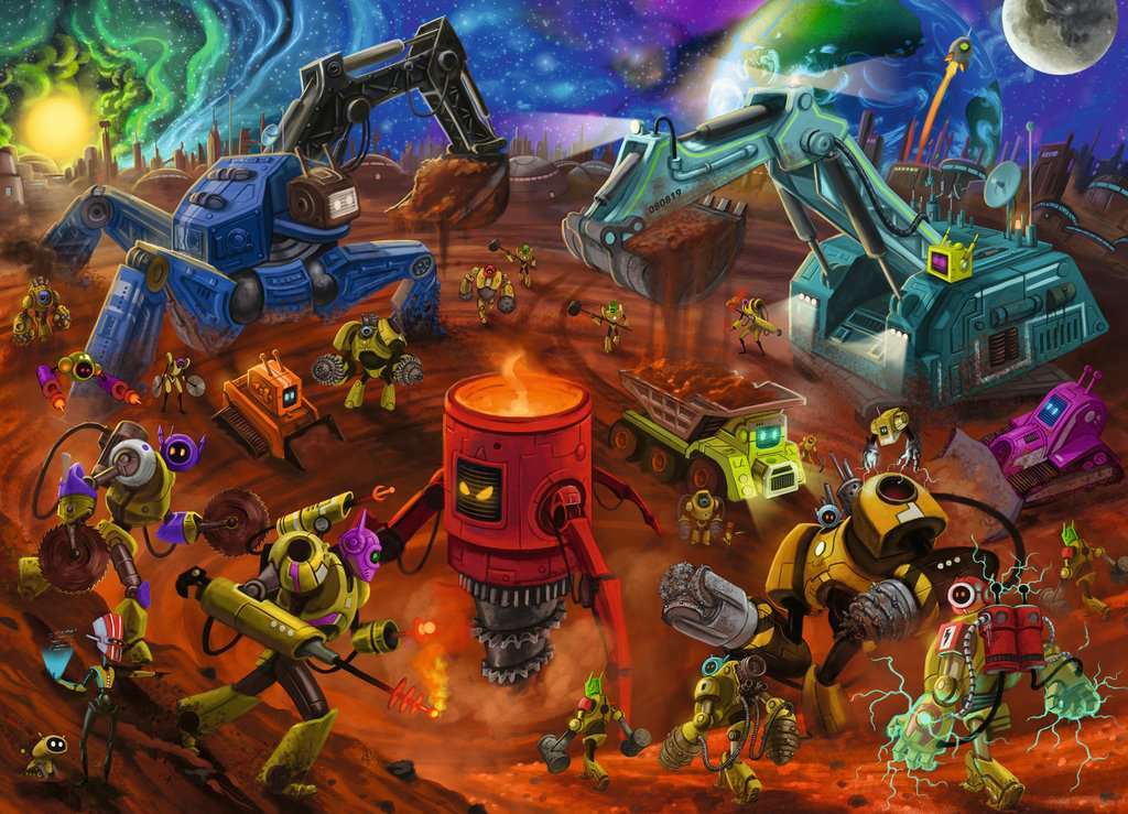 Space Construction 60Pc Puzzle