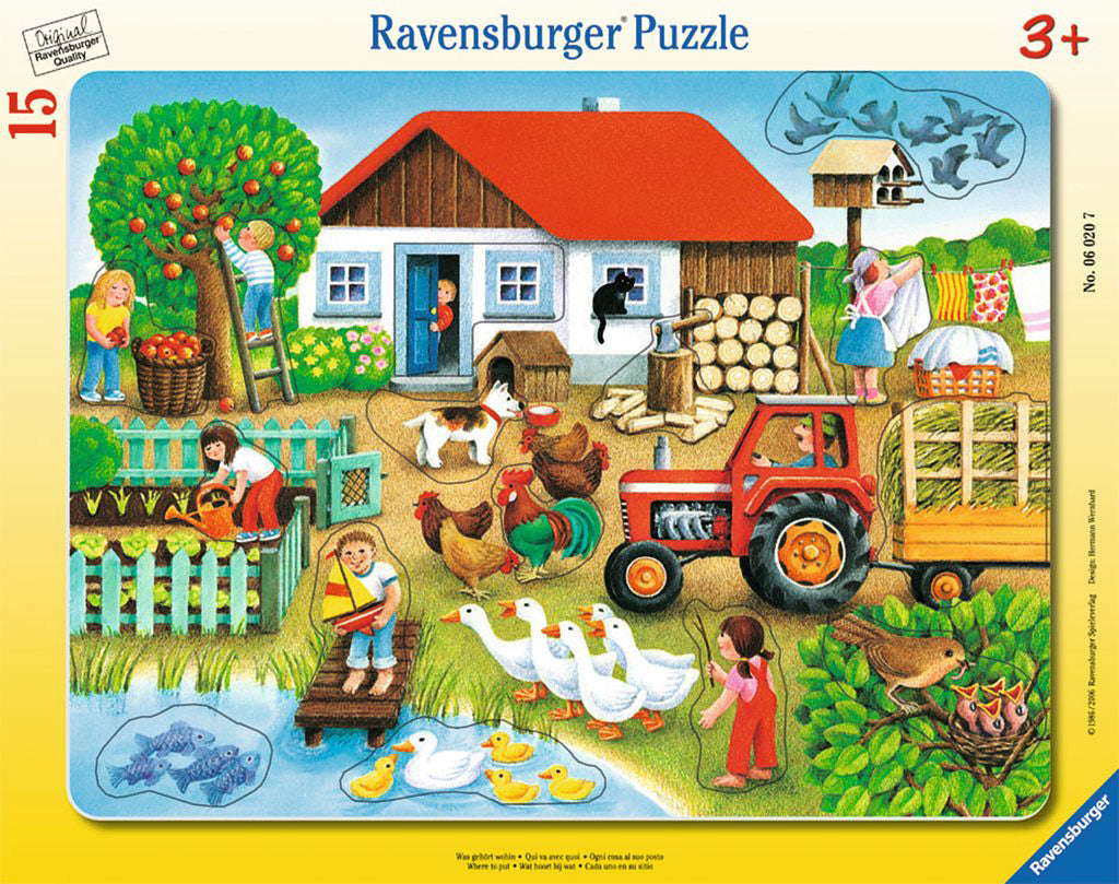 Where to Put It 15pc Tray Puzzle