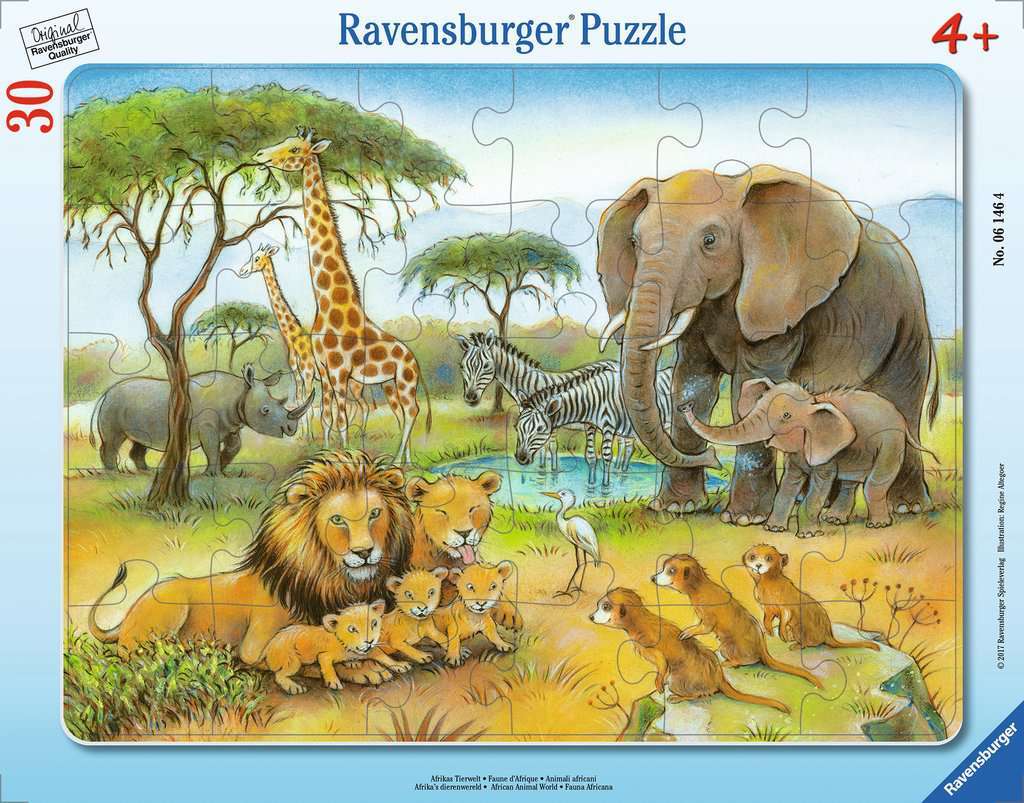 African Animal World (30 pc Puzzle)