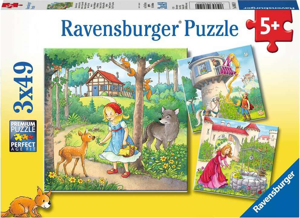 Rapunzel, Little Red Riding Hood, and The Frog Prince