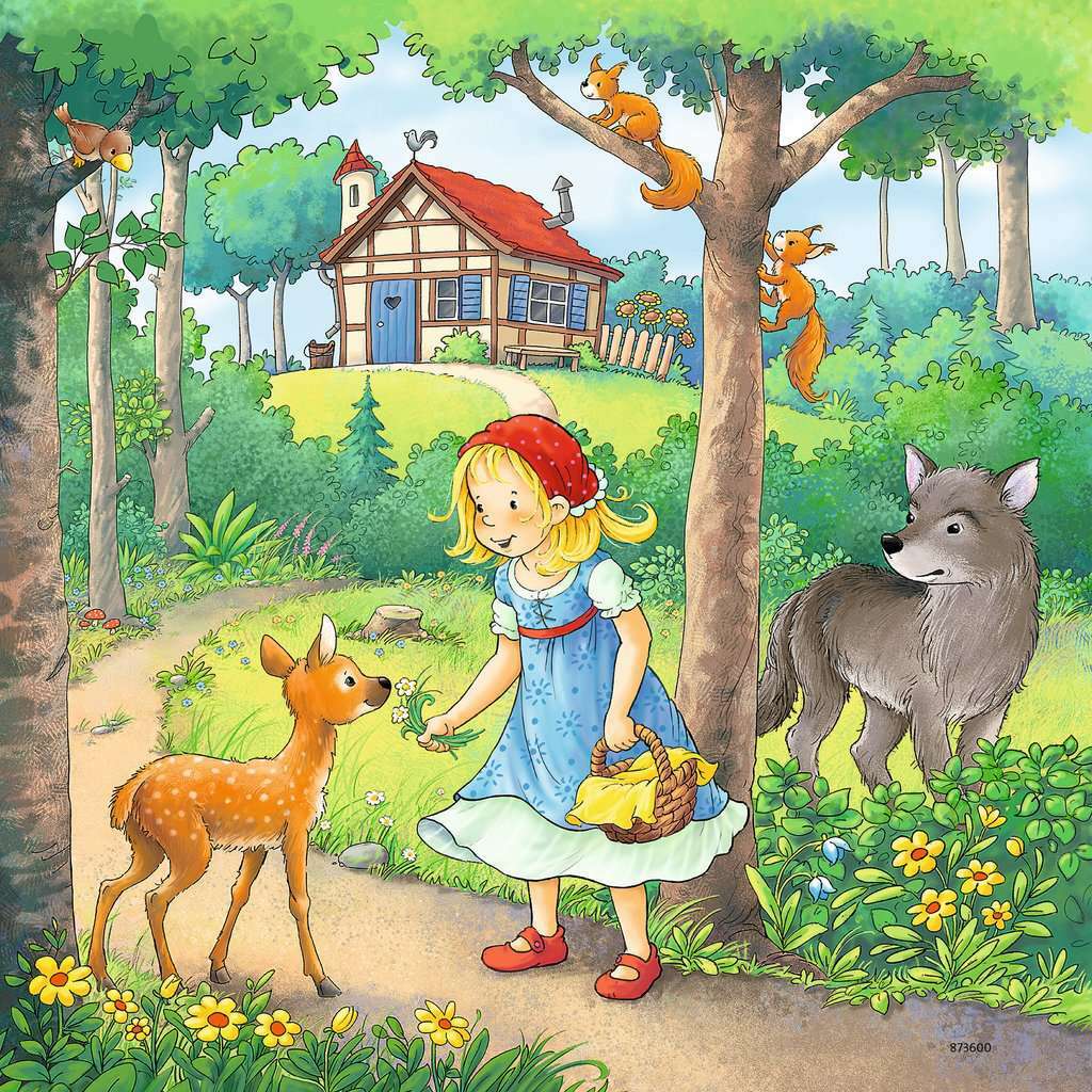 Rapunzel, Little Red Riding Hood, and The Frog Prince