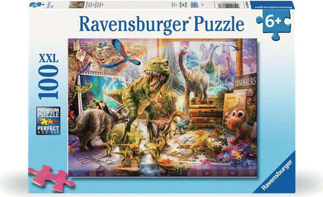 Children’s Jigsaw Puzzle Dinosaur Escape - 100 Pieces Puzzle