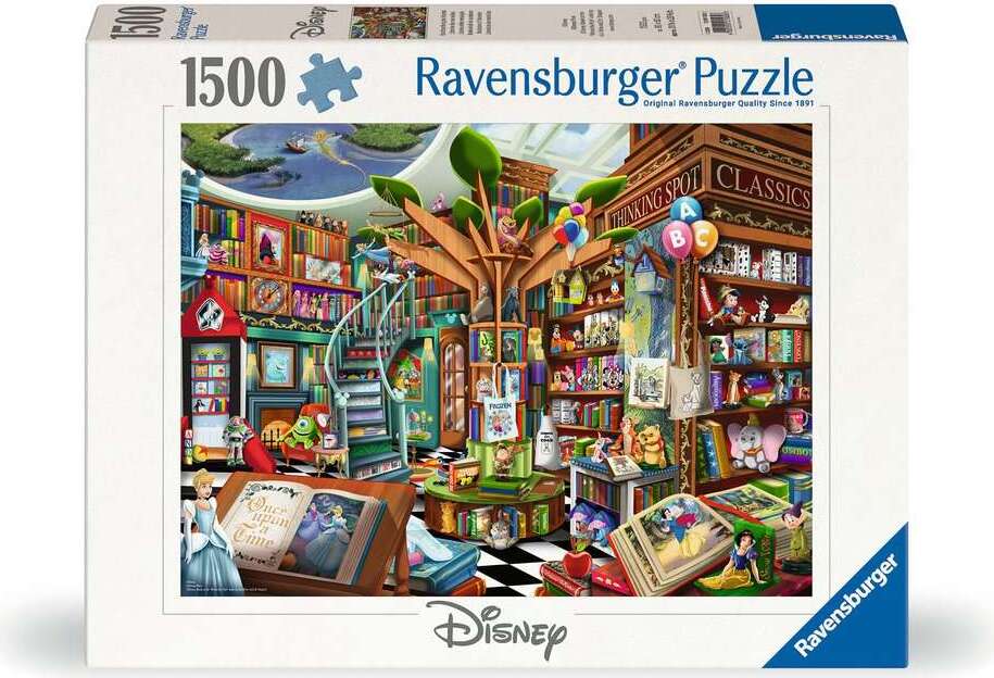 Magical Disney Bookshop 1500 Pc Puzzle