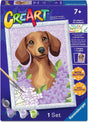 CreArt: Dachshund Lilac 7x10