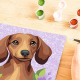 CreArt: Dachshund Lilac 7x10