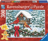 Ravensburger Cardinals at Christmas Format Puzzle (300 Piece), Large