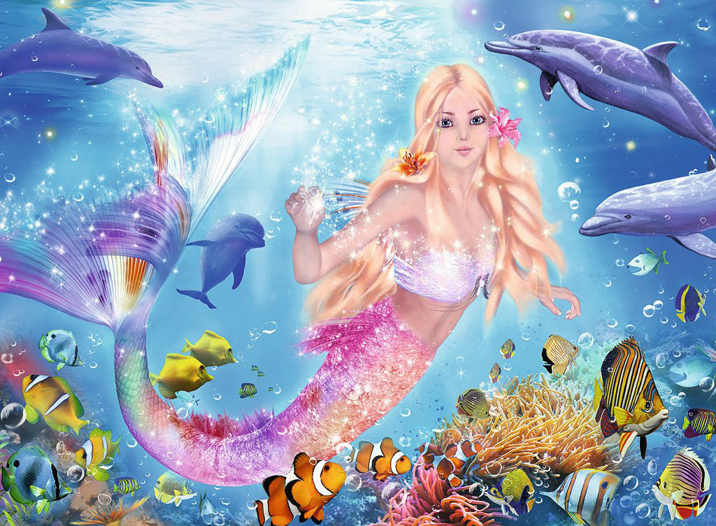 Mermaid & Dolphins