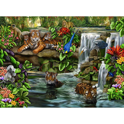 tiger falls 500 pc puzzle