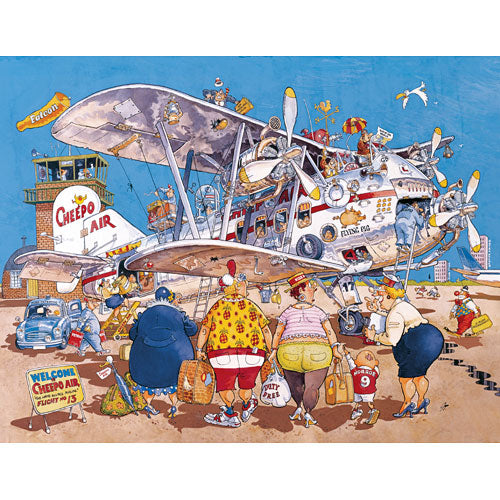 WASGIJ!  Plane Crazy Puzzle 500pc