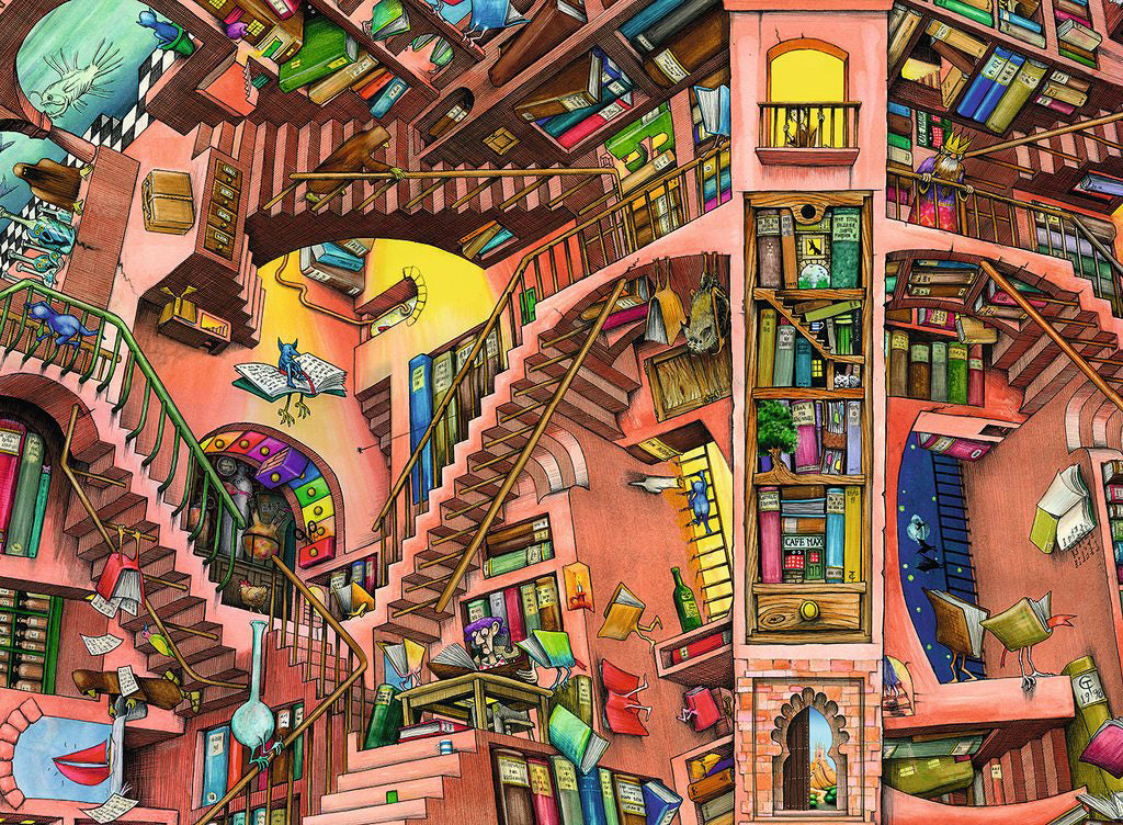 Ravensburger The Ludicrous Library Jigsaw Puzzle (500 Piece)