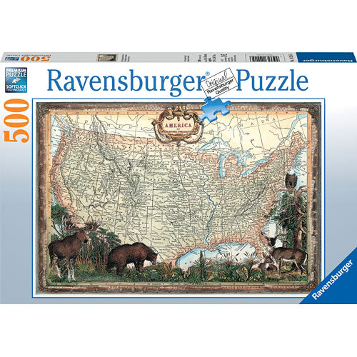 Old Fashioned American 500 pc Puzzle