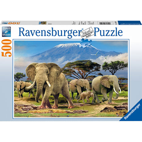 Elephants 500pc Puzzle