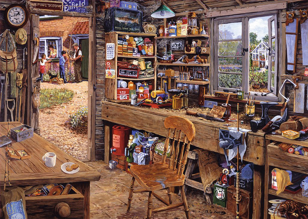 Dad's Shed '11  Large Piece Format Puzzle 500 pcs