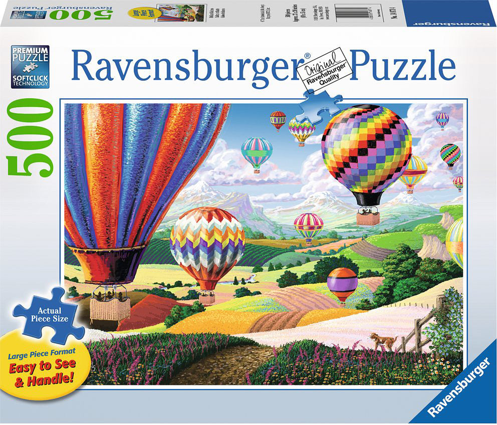 Ravensburger Brilliant Balloons Large Format Jigsaw Puzzle (500 Piece)