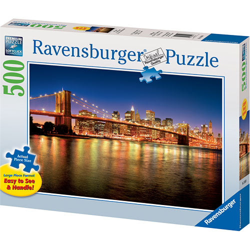 NYC Skyline 500 pc Large Piece Format Puzzle
