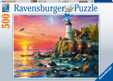 Lighthouse At Sunset