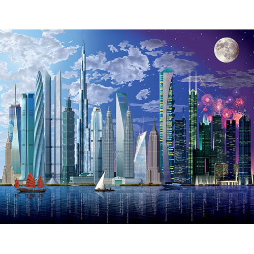 World's Highest Buildings Puzzle 2000 pcs