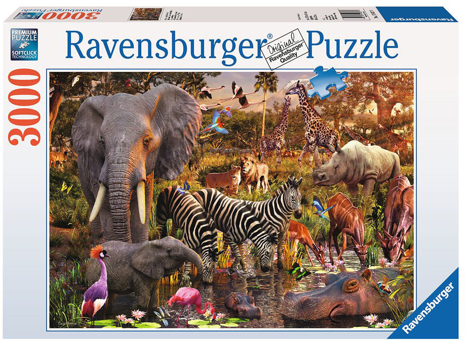 african animal world 3000 pc puzzle