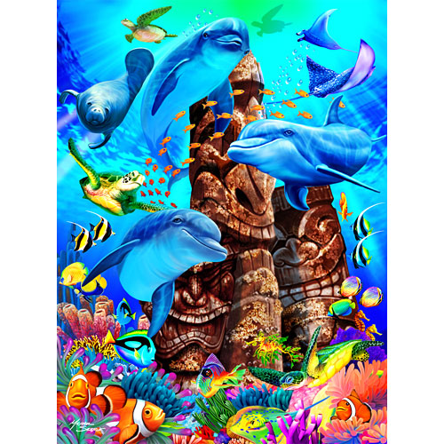 tiki gods 1000 pc puzzle