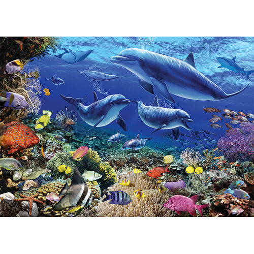 Family of Dolphins Puzzle 1000 pcs