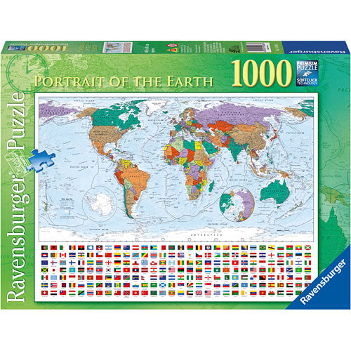 Portrait of the Earth 1000pc Puzzle