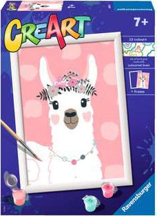 Ravensburger CreArt No Drama Llama Color by Numbers Kit