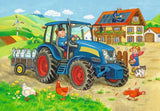 Children’s Jigsaw Puzzle Bauernhof und Baustelle - 24 Pieces Puzzle
