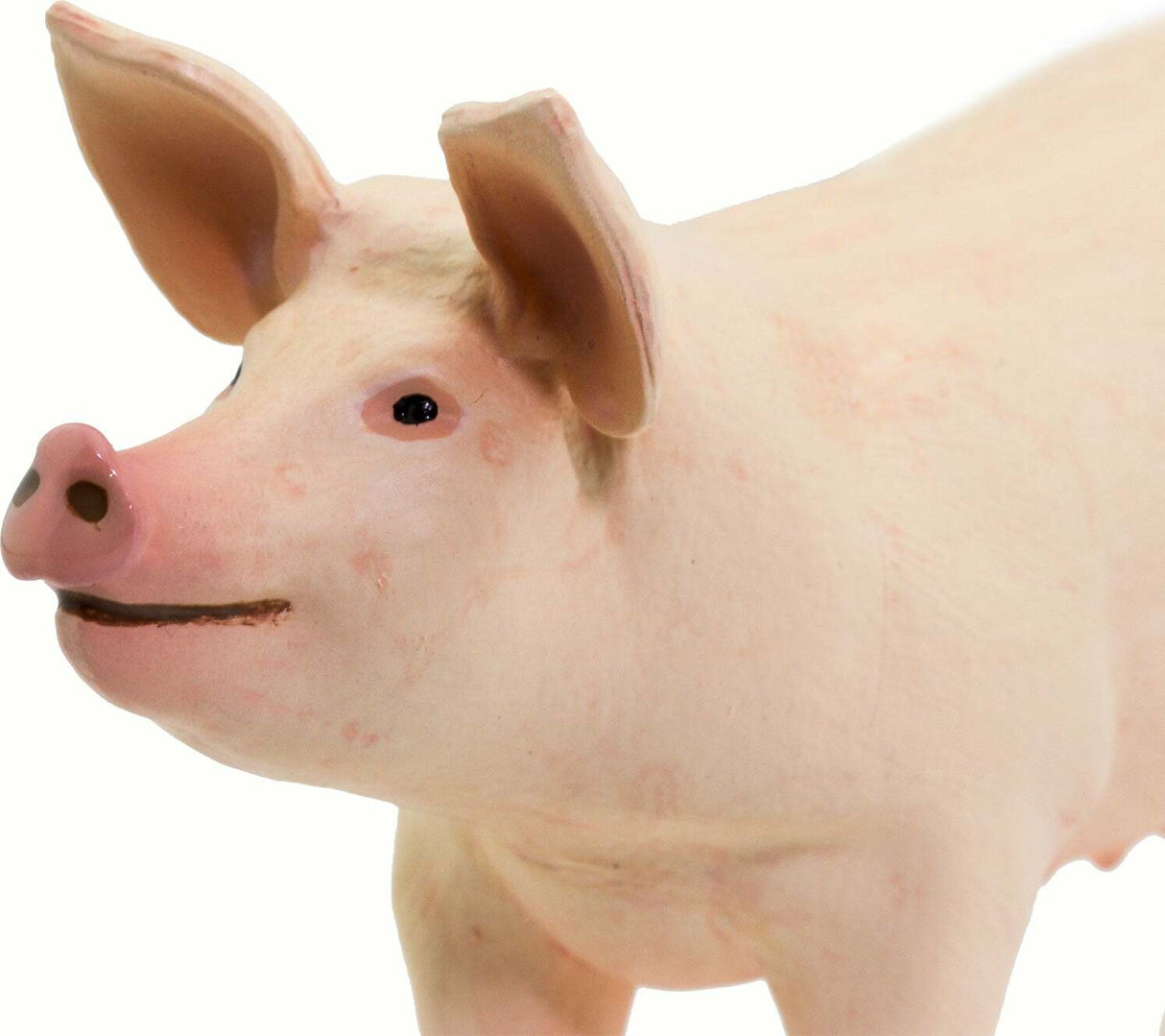 Large White Pig Toy
