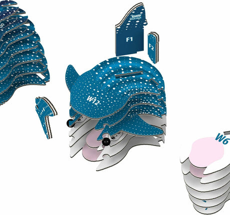 EUGY Whale Shark 3D Puzzle