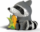 EUGY Raccoon 3D Puzzle