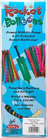 Rocket Balloons with Pump