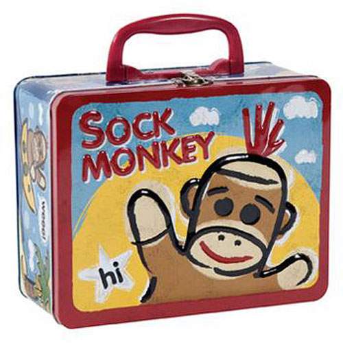 Sock Monkey Tin Box