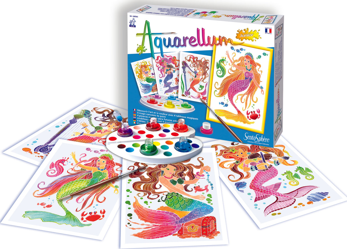 Artistics for Kids - Mermaids 664A (4 Ready to Paint Magic Pictures)
