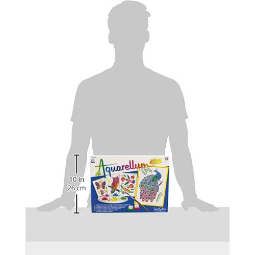 SentoSphere In the Park Artistic Junior Watercolor Art Kit with 4 magic canvases