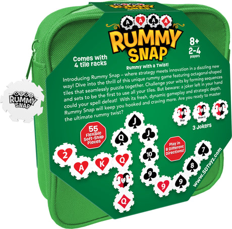 Rummy Snap Canvas Pouch