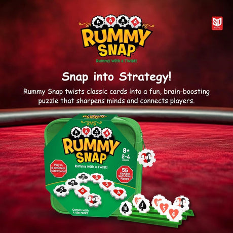 Rummy Snap Canvas Pouch