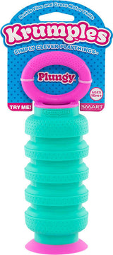 Krumples Plungy fidget toy (Green/Teal)