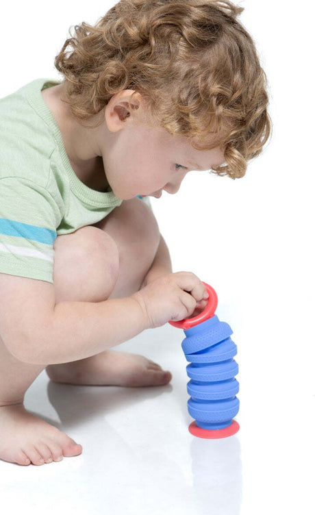 Krumples Plungy fidget toy  (Lime)