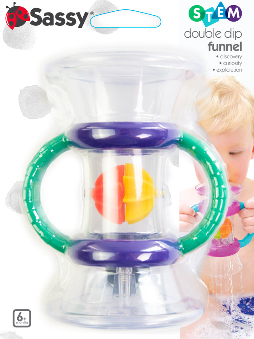 Double Dip Funnel Bath Toy