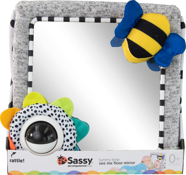See Me Tummy Time Floor Mirror - Grey