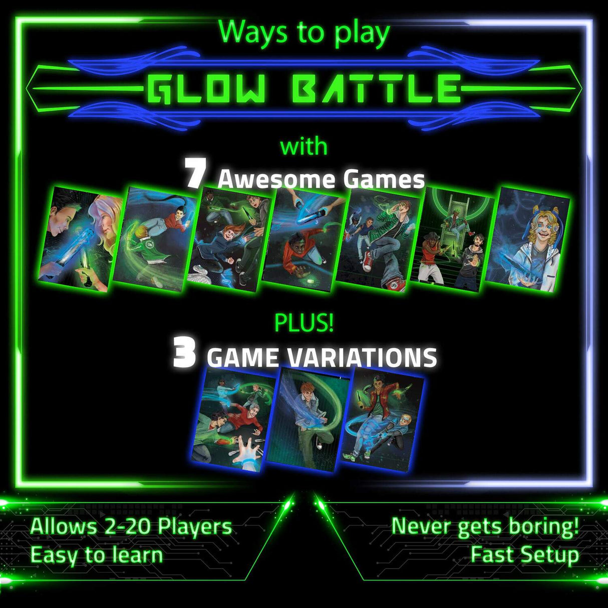 Glow Battle Family